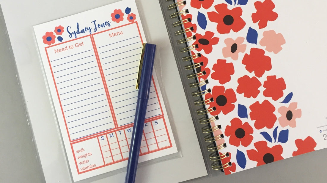 planner notepad personalized for organization